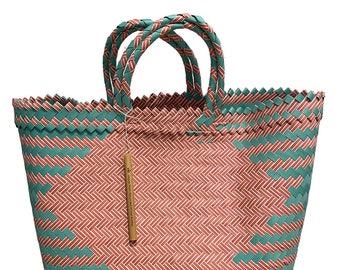 Recycled plastic beach bags Clearance