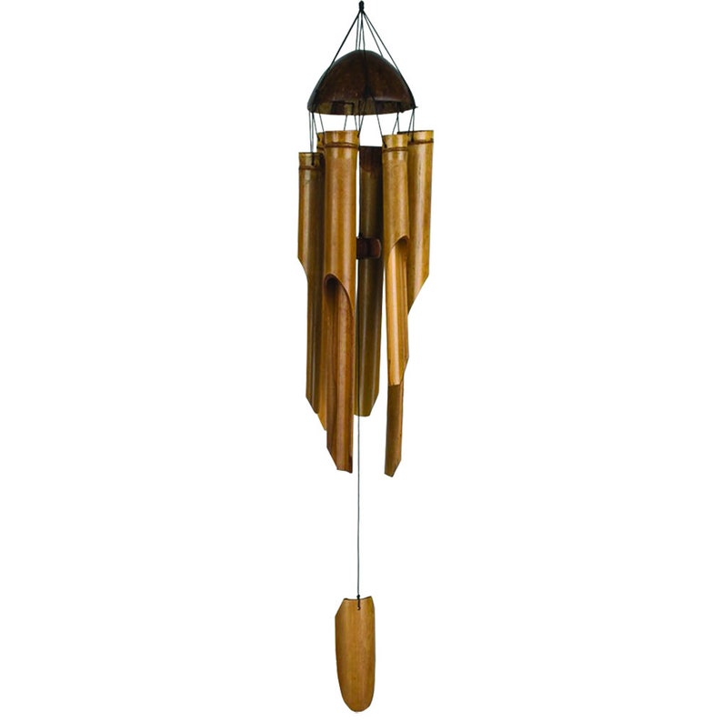 Bamboo Wind Chimes Beautiful Sound 50cm Etsy