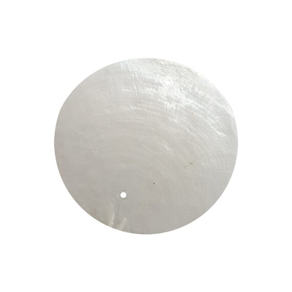 Blue 50 Round Capiz Shell Discs 1.7" Blue 50 Round Capiz Shell Discs 1.7"