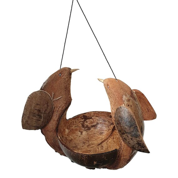 Hanging Bird Feeder Bird Feeders Handmade 2 Birds Etsy