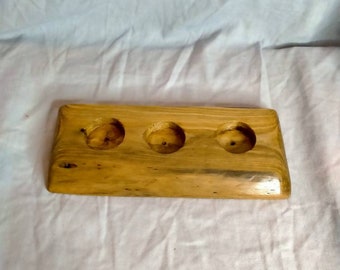 Reclaimed pallett wood rustic candle holder