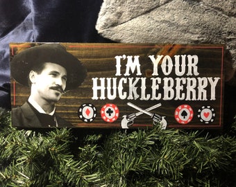 Handmade Mixed Media Western movie sign