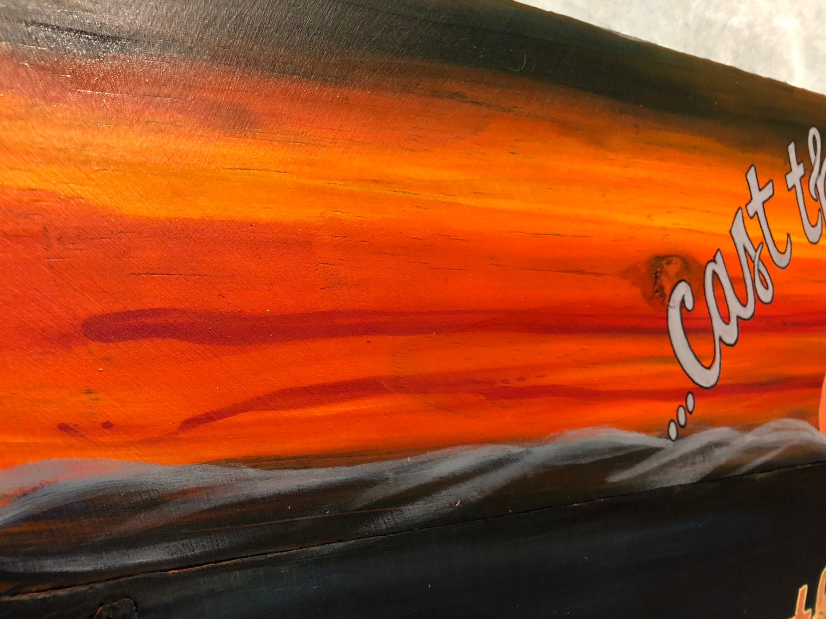 GREY Country Music Lyric Wall Art Hand Painted on Rustic Etsy