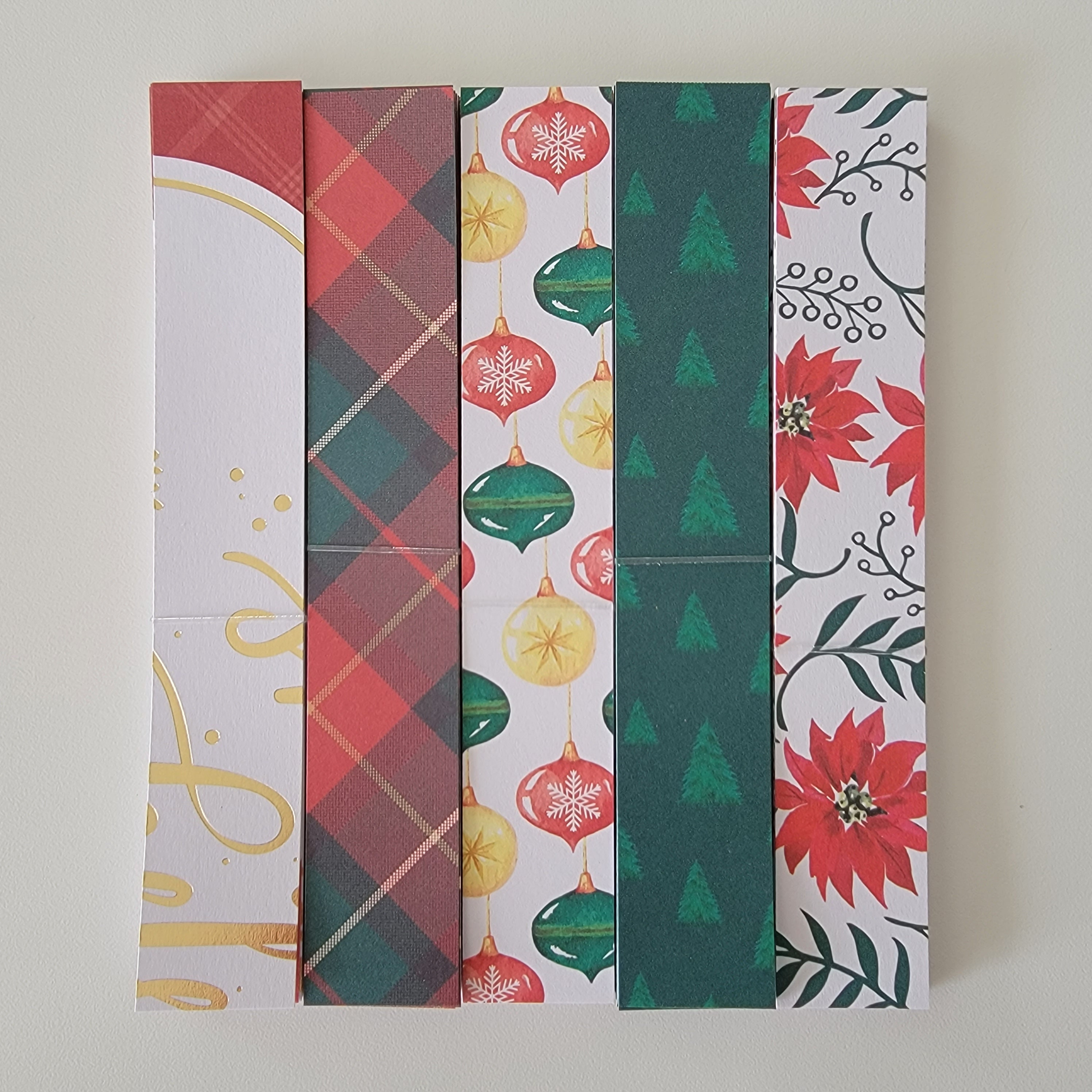 Christmas Classic DIY Paper Chain Kits Red Green Gold - Etsy