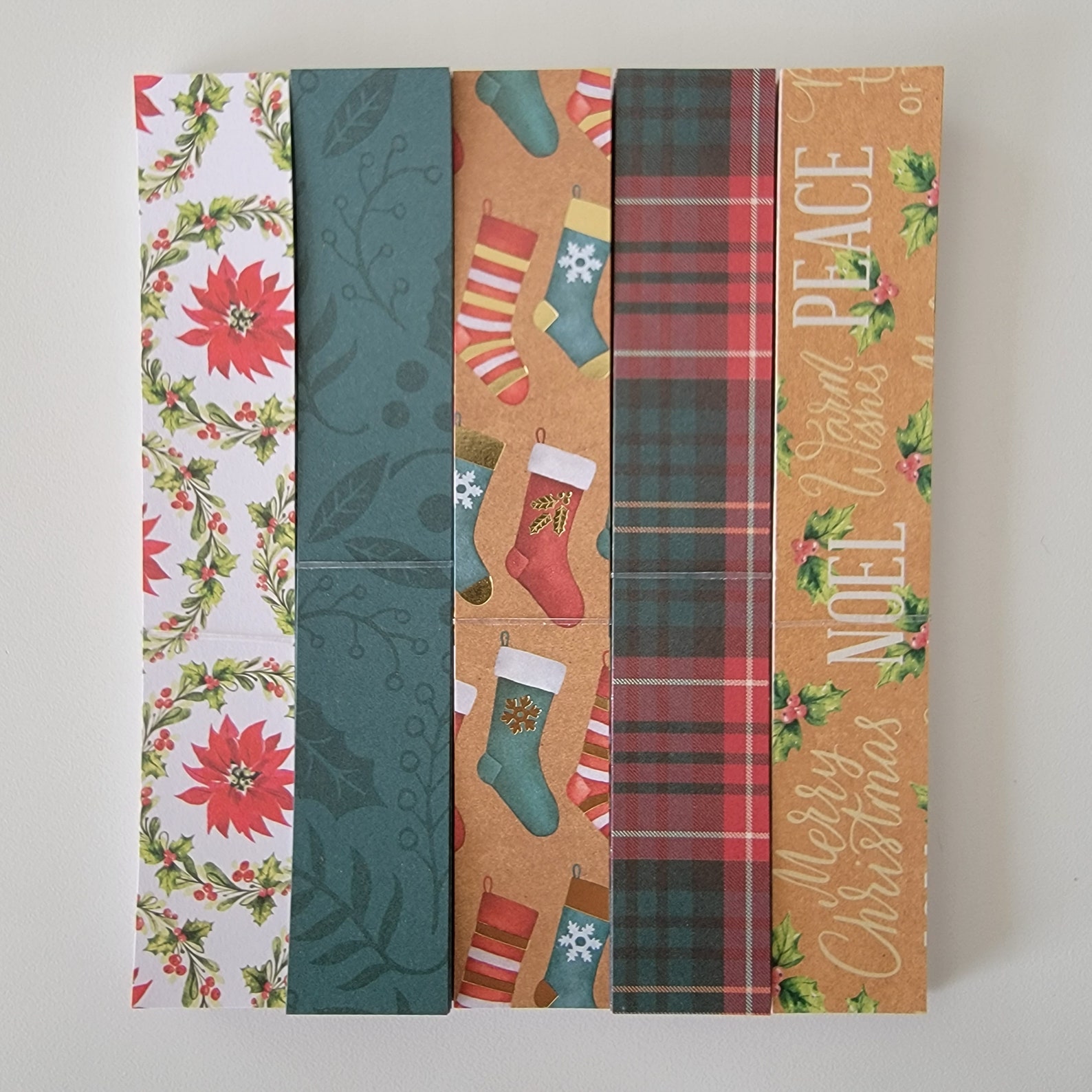 Christmas Classic DIY Paper Chain Kits Red Green Gold - Etsy