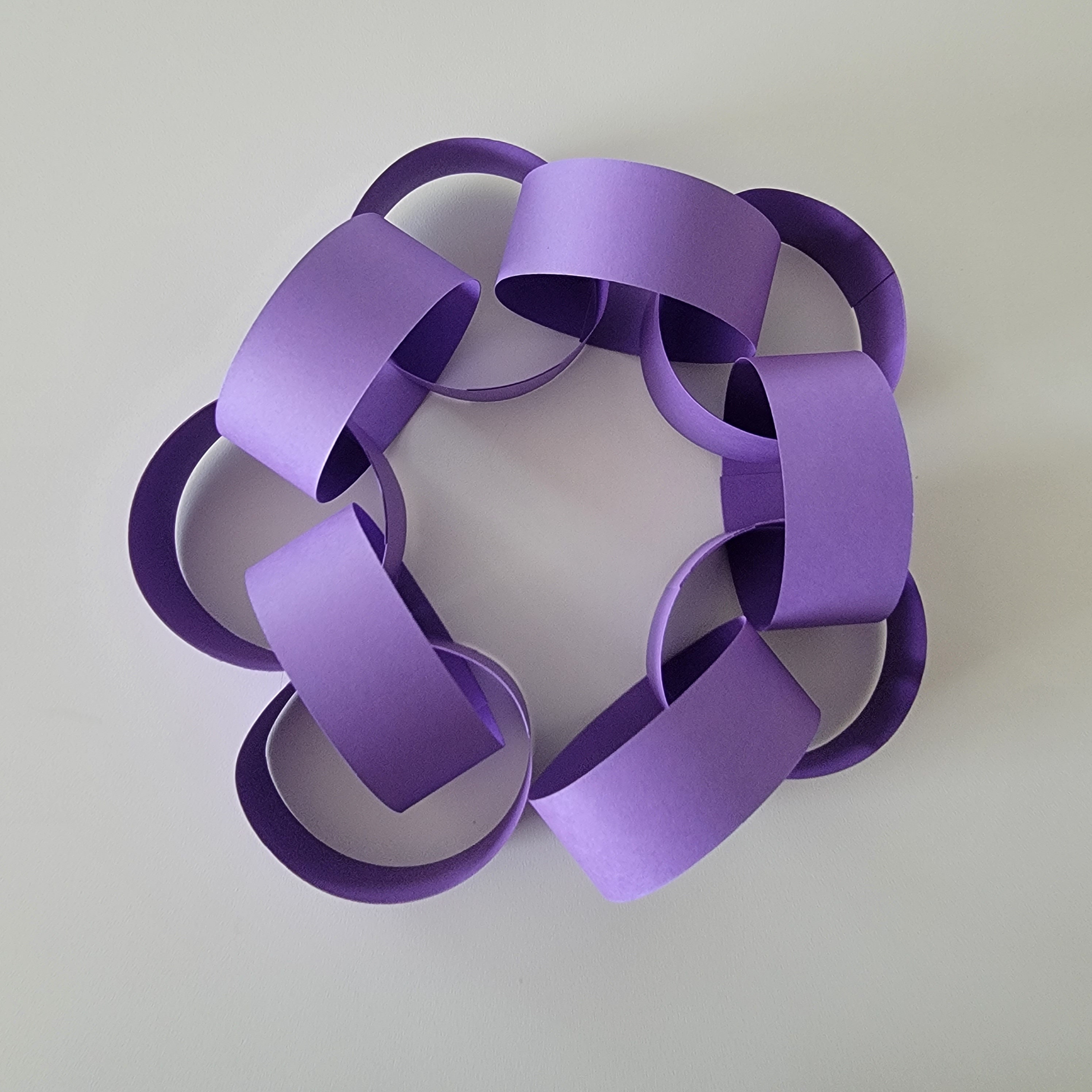 700-1000 ft Bulk Paper Chain Kit: Double Sided Cardstock, Rainbow