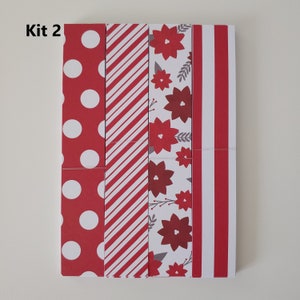 Red and White Christmas - DIY Paper Chain Kits - 4 Kit Variations to ...