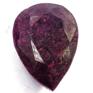 Reddish-Red Ruby Pear Shape 340.0 Ct Natural IGL Certified Loose Opaque Gemstone Wonderful Item 6GNI