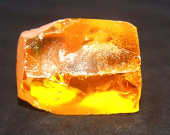 1400 ct Braziliaanse gele zirkoon ruwe edelsteen, gecertificeerde natuurlijke AAA-kwaliteit