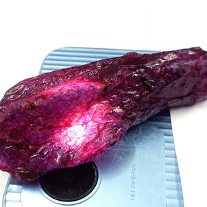 Amazing 254 Ct Natural Purple Amethyst Rough | Certified Uncut Gemstone from Brazil | Rare Collector’s Loose Stone Quality 5AJL