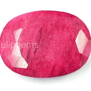 Natural Ruby 1894 Carat Certified 100% Natural from African Red Ruby Opaque Transparency Color Enhanced (DYED) Faceted Oval Cut Stone 5LAR