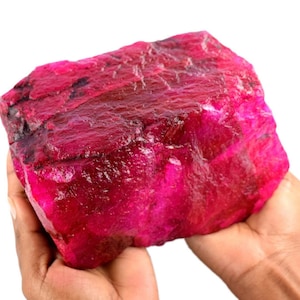 African Red Ruby 15751 Ct / 3 KG Gemstone Rough Natural Huge Size EGL Certified Thursday Big Offer Excellent Cut Genuine-Unique Quality 5AJV