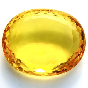 Citrine 1000 Carat Certified Mind-blowing Transparent Oval Shape Big Size Yellow Citrine From Brazil Transparent Loose Gemstone 5MMN