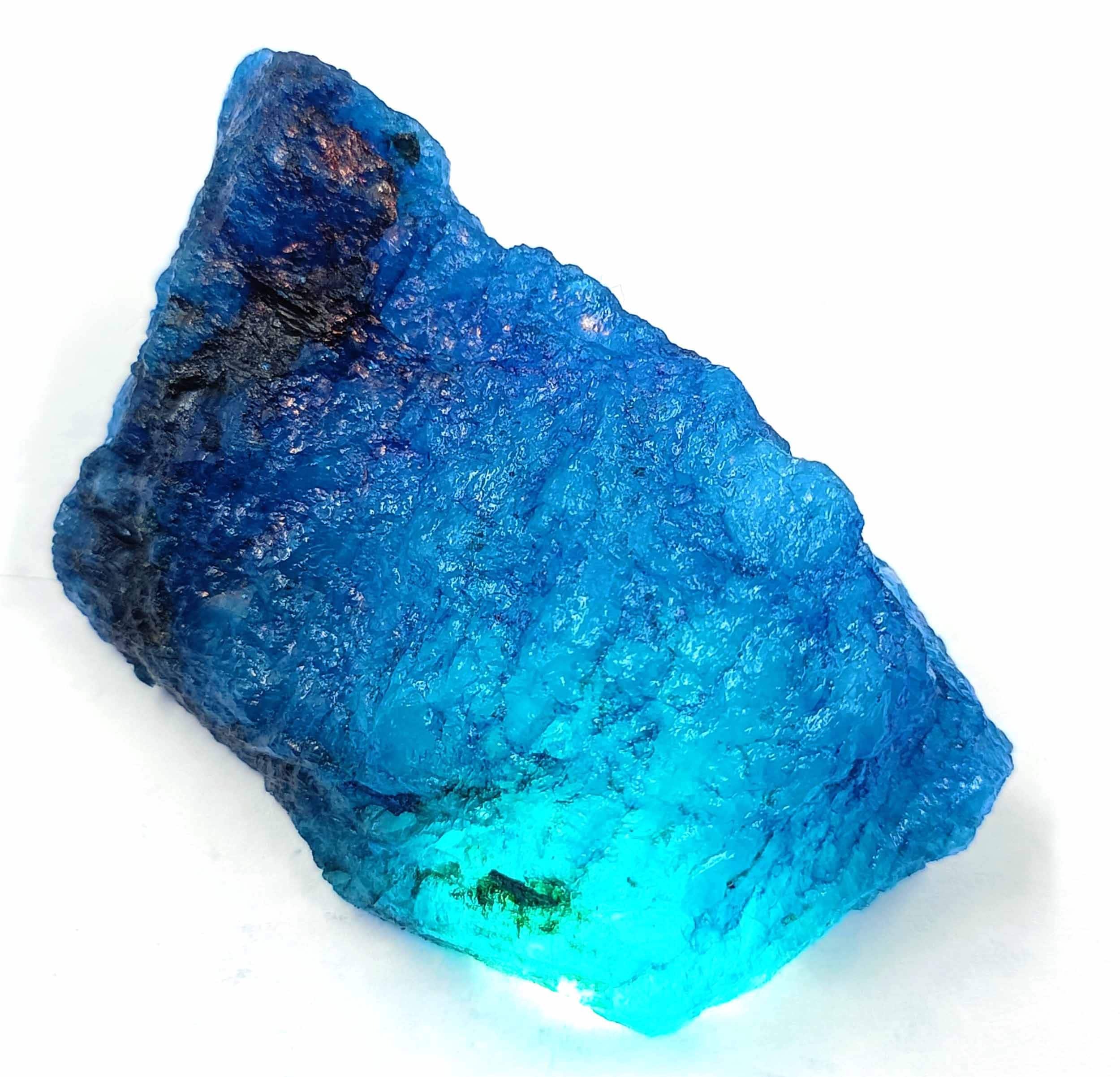 画材 Sapphire Genuine Coarse Buy Certified Kashmiri Sapphire Rough, 300-330 Carat Loose