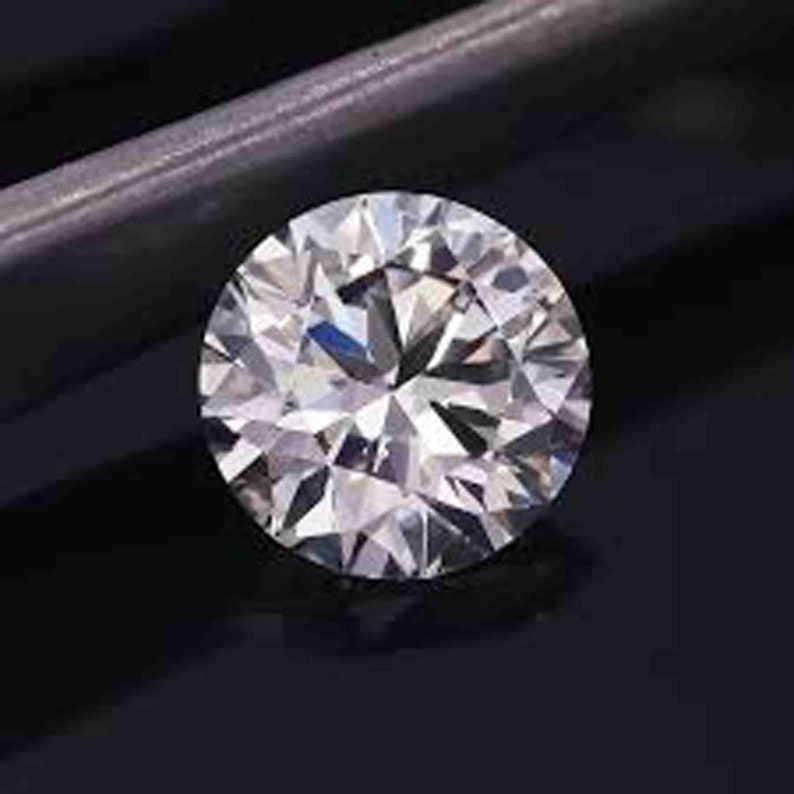 Certified 0.50 Ct Lab Grown Loose cvd Diamond 4mm SI1 DEF Color Lot CVDHPHT