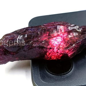 210.00 Ct Natural Purple Amethyst Rough | Certified Uncut Gemstone from Brazil | Rare Collector’s Loose Stone | Magnificent Quality 5AJV