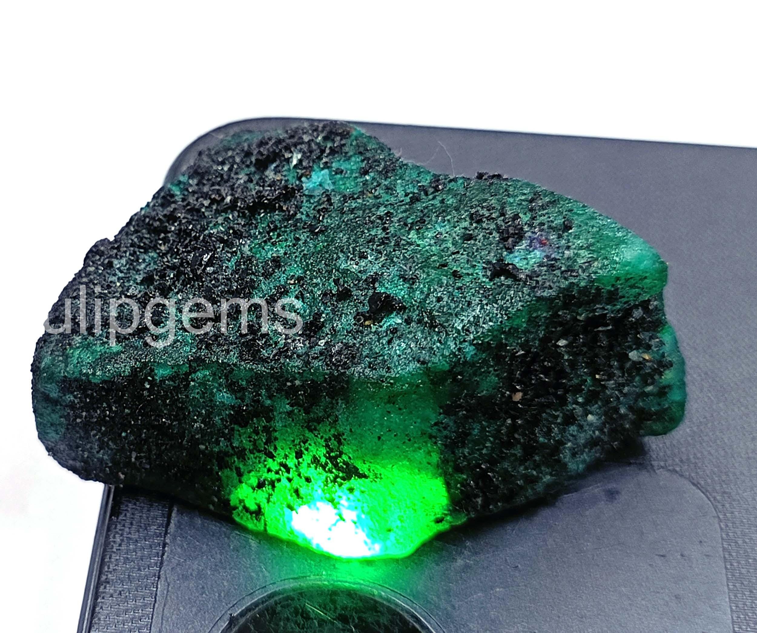176.95 Carat Natural Colombian Emerald Rough | Certified Uncut