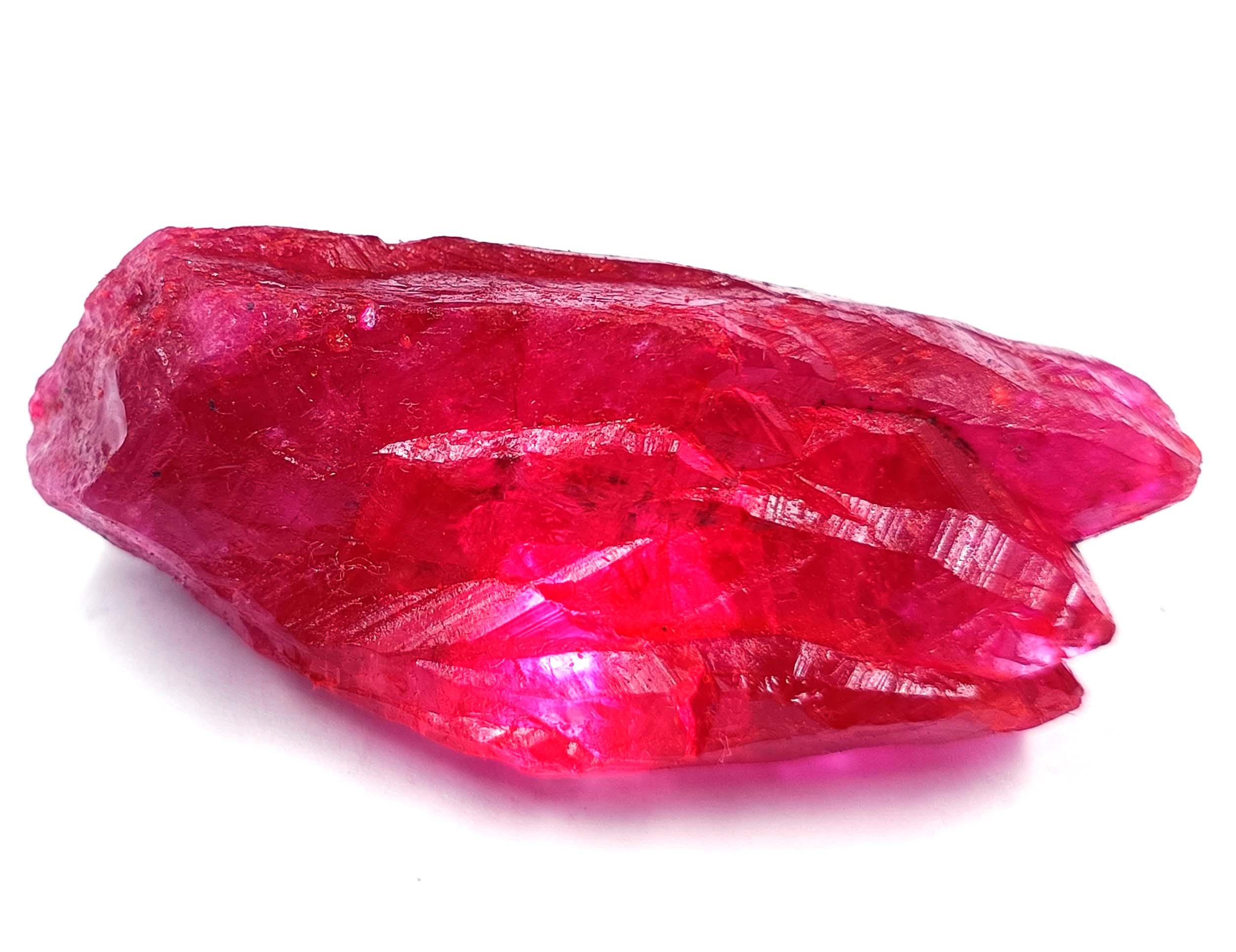 182.00 Ct Natural Red Ruby Rough | African Uncut Gemstone - Etsy