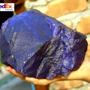 Tanzanite 20000-20500 Ct Certified Natural Exclusive Earth Mined Uncut Shape Big Size Chunk Blue Tanzanite Gemstone Rough DMD