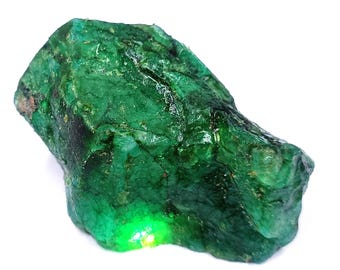 Émeraude Verte Naturelle Certifiée 22,25 Carats - Coupe émeraude, Provenance Colombie, Qualité Collection