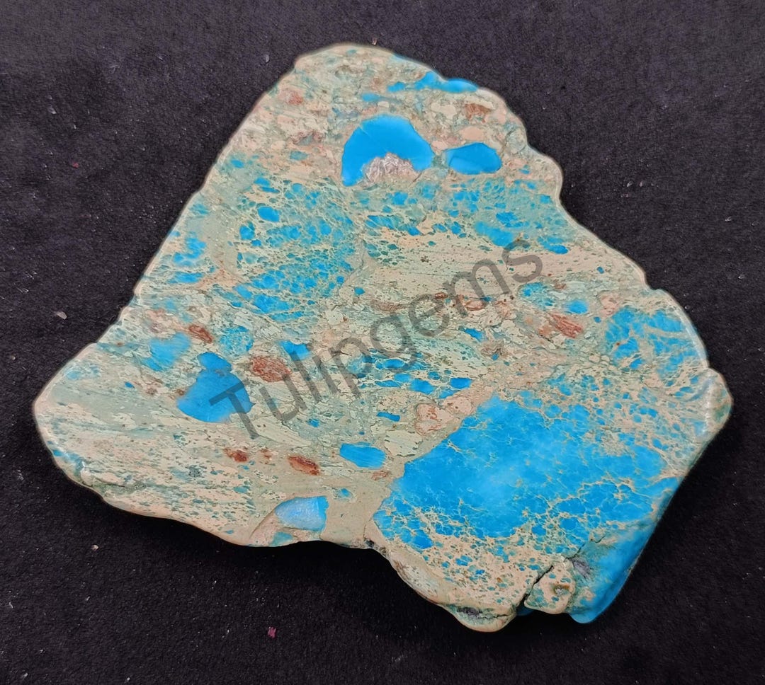 Turquoise Rough Slabs Sky Blue Turquoise Rough Slab 219.5 Ct Natural IGL Certified Uncut ...