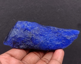 天然ブルーサファイア原石 888.00カラット | アフリカ産認定カットされ