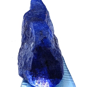 Natural Blue Sapphire Rough 888.00 Carat | Certified Uncut Gemstone from Africa | Raw Sapphire Crystal for Jewelry Making 5AJU