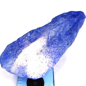 Amazing Natural Blue Sapphire Rough 753.00 Ct | Certified Uncut Gemstone from Africa | Large Collector’s Stone | Raw for Jewelry Making 5AJL