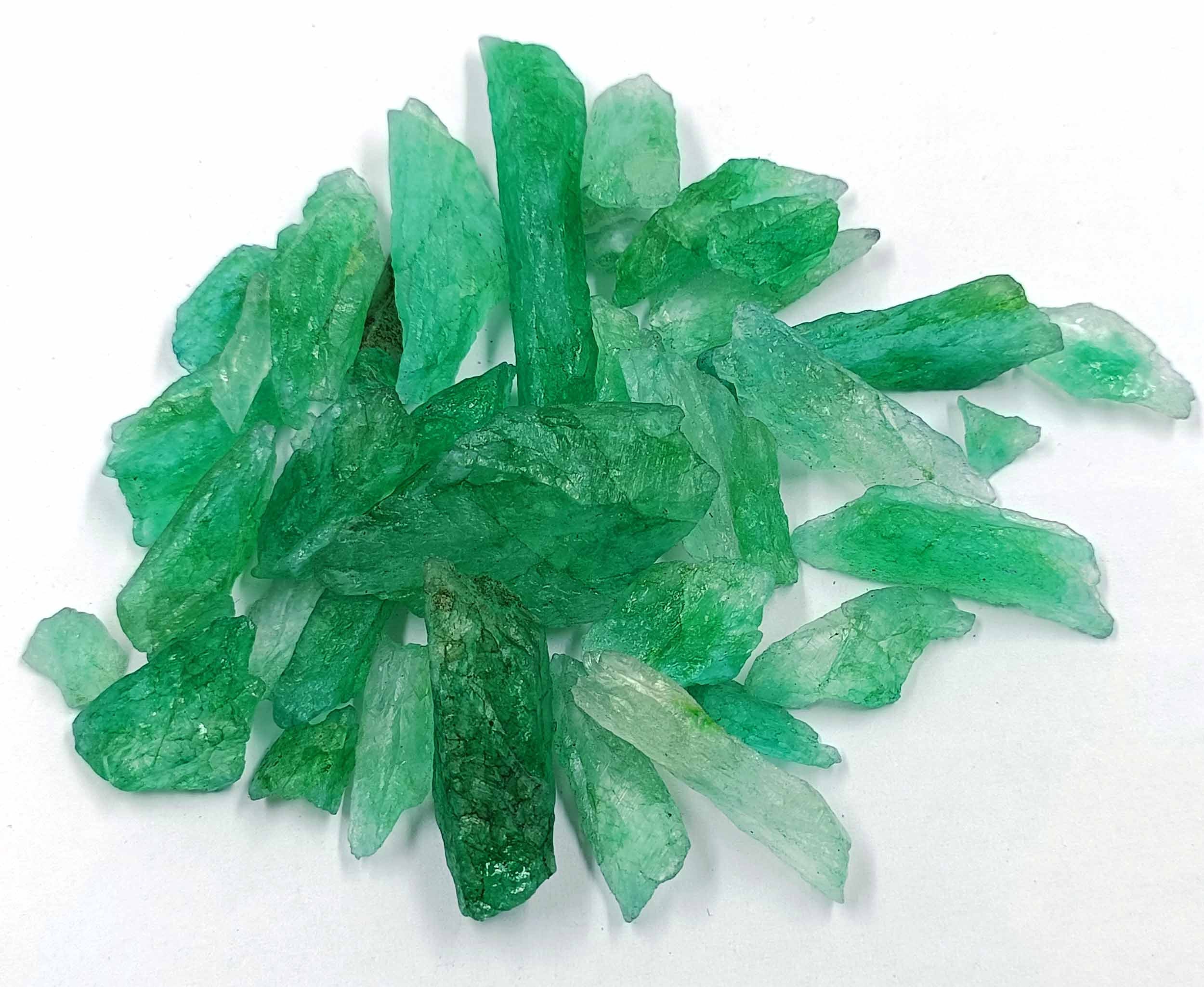 Lot De 10 émeraudes Vertes Naturelles De Colombie - 110 Carats Total - Certifiées GIR - Taille Ovale Excellente - Pour Collection Ou Création