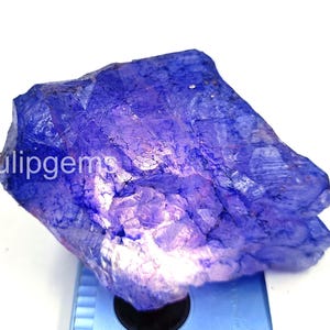 Wonderful Natural Blue Sapphire Rough 689.70 Ct | Certified Uncut Gemstone from Africa Large Collector’s Stone | Raw for Jewelry Making 5AJH