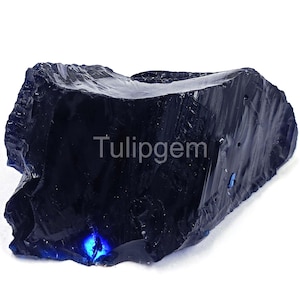 Blue Tanzanite Uncut 302.5 Ct Natural Certified Tanzanite Rough Rare Beauty From Tanzania Opaque Awesome Quality Item 5MMU