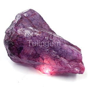 361,5 ct purpurfärgad alexandrit, certifierad natursten, Ryssland