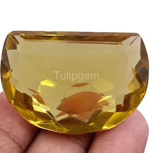 Natural Citrine 127 Carat Certified Amazing Transparent Fancy shape Yellow Citrine From Brazil Transparent Loose Gemstone 5MMP