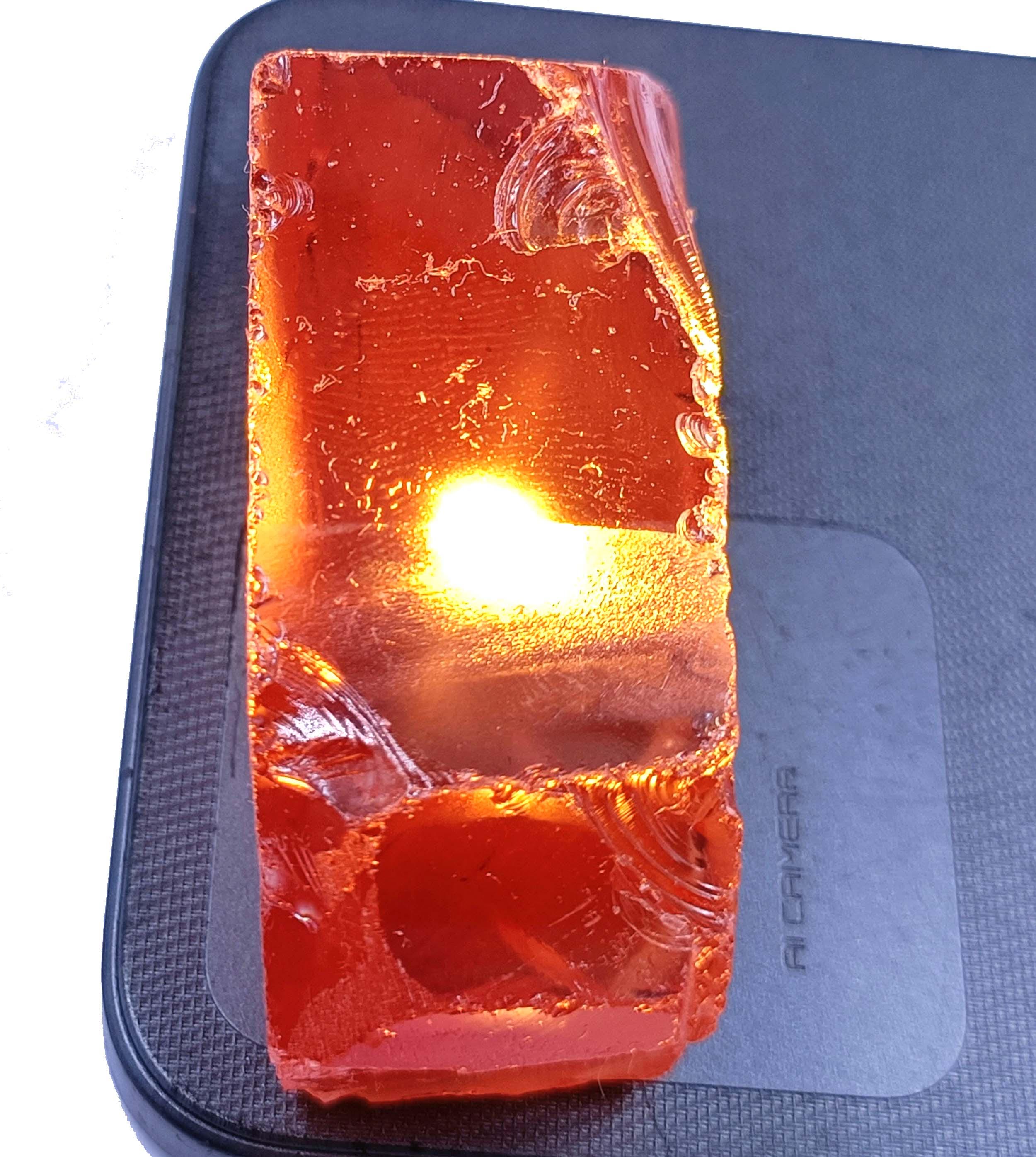 オレンジサファイア 790.5カラット 認定天然サファイア スリランカ産