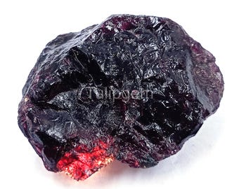 Red Alexandrite 280.5 Ct Certified Natural Uncut Shape Untreated/Unheated From Russia Rough Amazing Quality Loose Gemstone 5AJB
