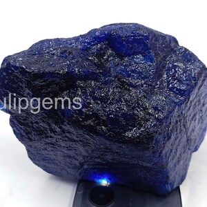 Massive A1 Quality Tanzanite Rough 4762.00 Ct Certified Natural Blue Gemstone | Earth Mined Uncut Collector’s Piece from Tanzania | 5AJB