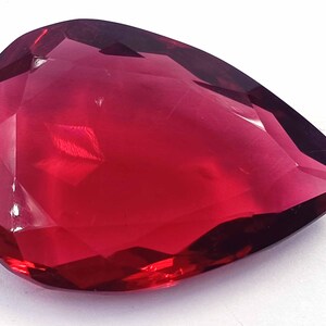116.15 Ct Red Ruby Pear Shape Stone Natural IGL Certified Loose Transparent Gemstone 6LNT