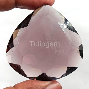 Purple Amethyst 161.5 Ct Natural Certified faceted Pear Cut Transparent Gemstone from Brazil Loose Gemstone Wonderful Quality Item 5MMQ