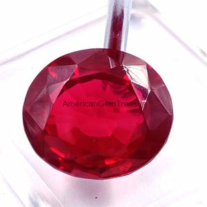 Ruby Natural 38.75 Ct faceted Oval Cut Certified Semi-Transparent Mozambique Ruby Amazing Quality Ruby Personalized Jewellry Making 5AJC