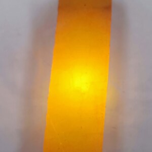 Mind Blowing Offer Yellow Sapphire Slice Raw 300-340 Ct Certified Natural Rough Cut 54x22x18 mm Healing From Africa Big Offer 5AJY