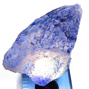 Raw Blue Sapphire 595.00 Ct | Certified Natural Rough Gemstone from Africa | Large Loose Stone for Collector or Jewelry Designer 5AJX