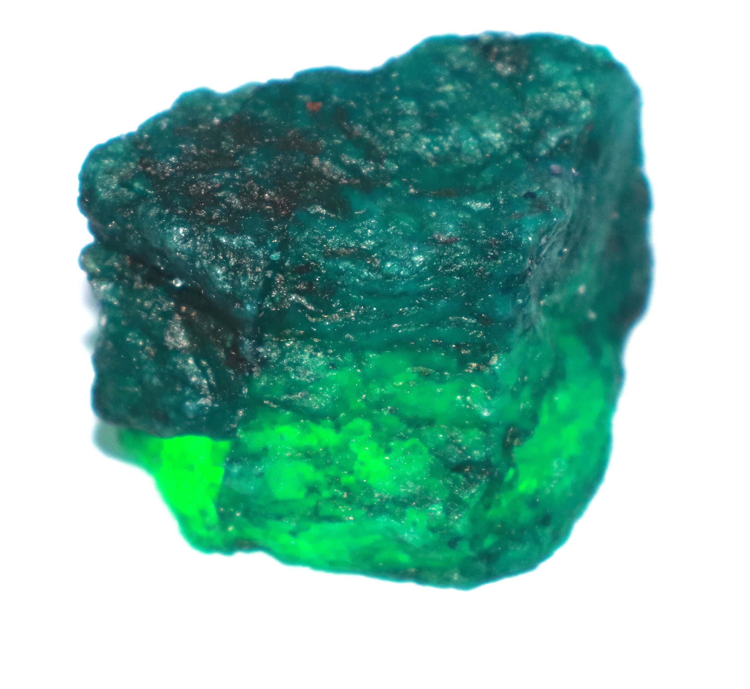 194198Ct Natural Emerald Green Rough Uncut Shape Emerald Etsy