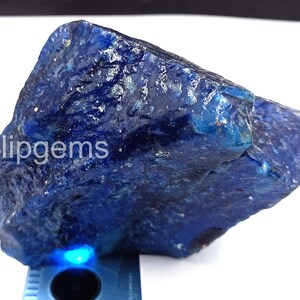 Blue Sapphire Huge Rough Gemstone 2565.00 CT Certified Loose Gemstone From African Rough Sapphire Huge Cut 5AJB