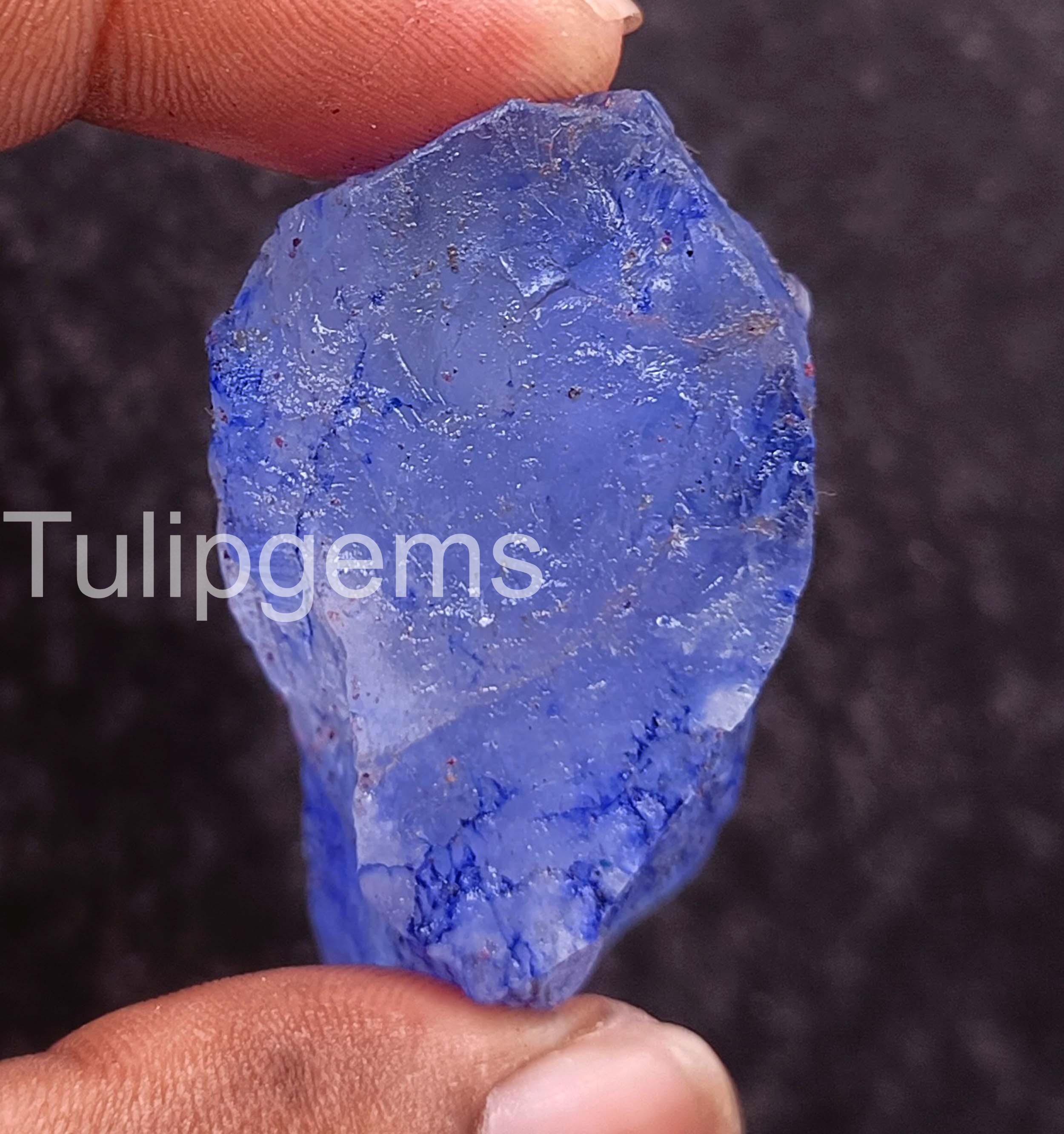 Natural Blue Sapphire Rough 240.5 Ct | Certified Uncut Gemstone