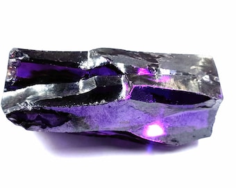 Alexandrite Raw 750-770 Carat Certified Natural Russian Stone Purple Rough Untreated/Unheated Semi-Transparent Loose Gemstone JKG