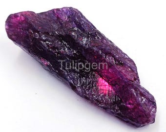 Purple Alexandrite Natural 220 Carat Certified From Russian Stone Rough Semi-Transparent Awesome Loose Gemstone 5AJD