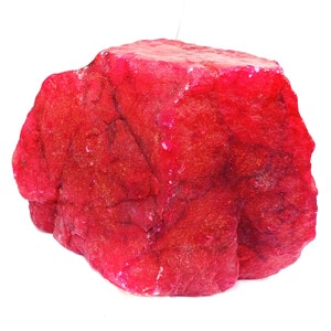 Ruby Red 10000Ct/1 kg Certified 170x110x100 mm Christmas Offer Natural Pigeon Blood Red Ruby Rough Chunk Uncut Rough DMD