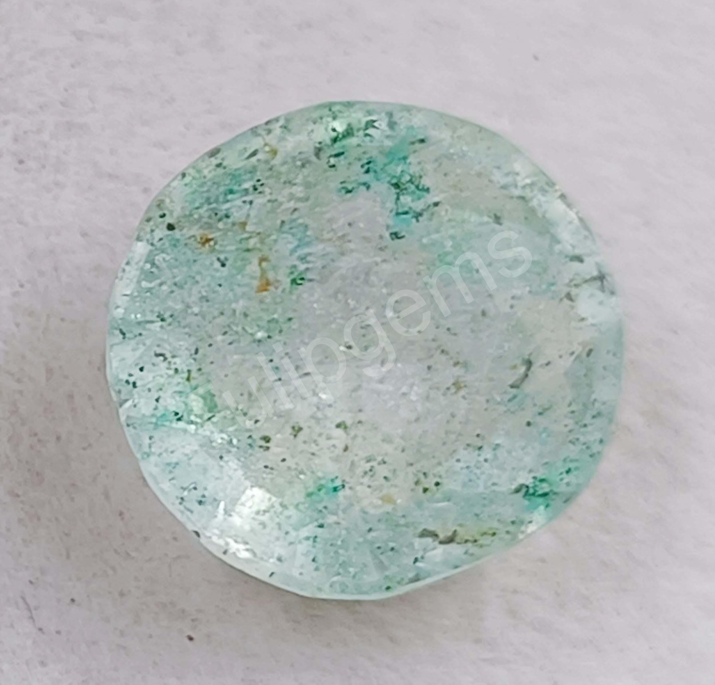 Lot 5 émeraudes Naturelles De Colombie – 0,60 Ct – Taille Carrée – Huilées