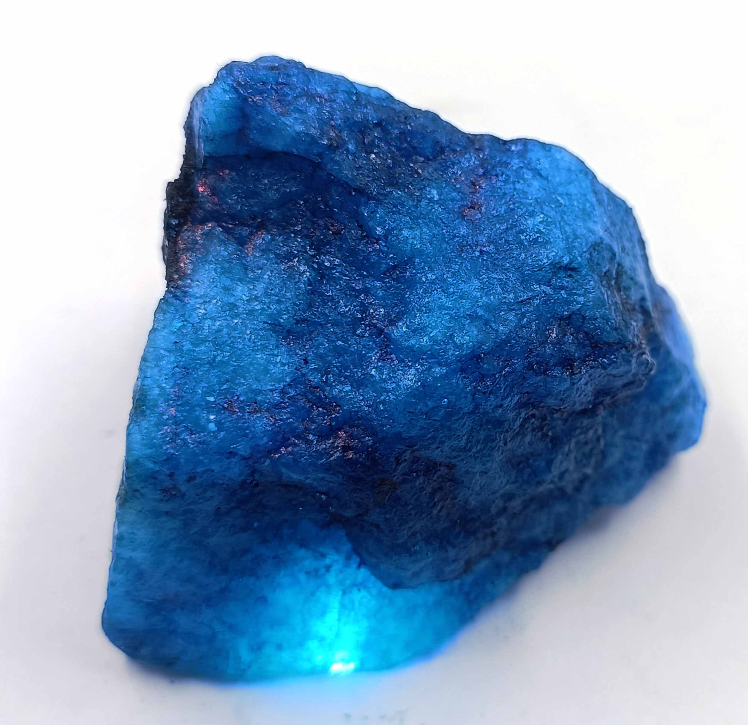 Kashmiri Sky Blue Sapphire Rough, Healing Crystal (520-550 Ct) - Etsy