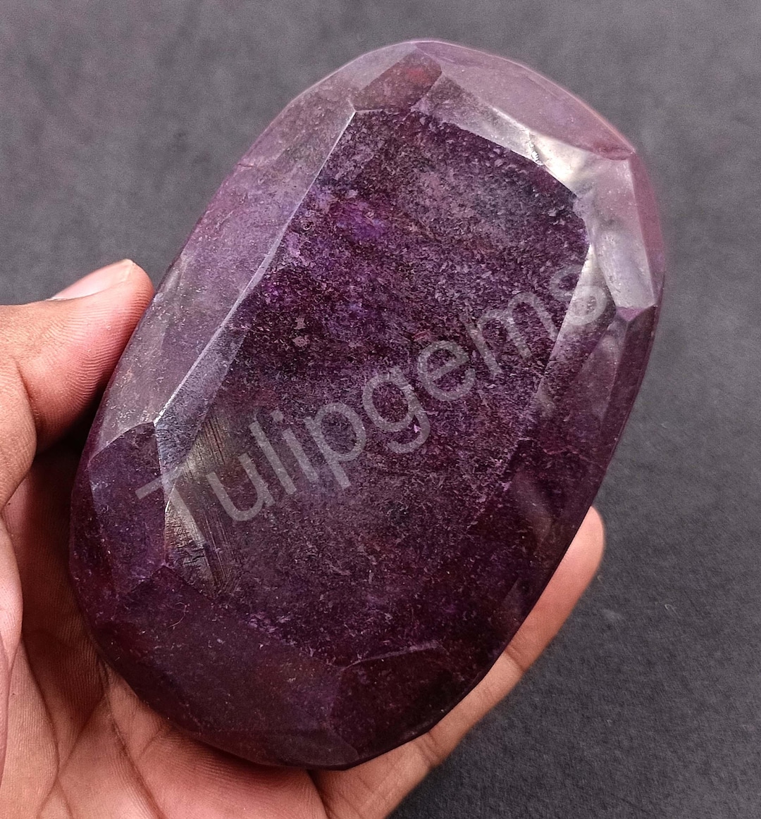 Big Red Ruby Natural 2716.0 CT Certified Big Stone Oval Shape Form ...